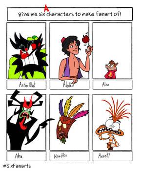 ABC Six Characters Fanart: A