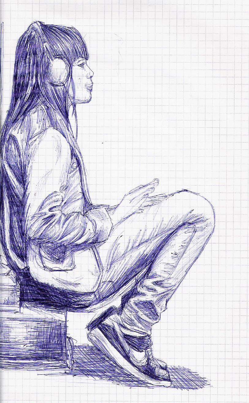 Biro drawing