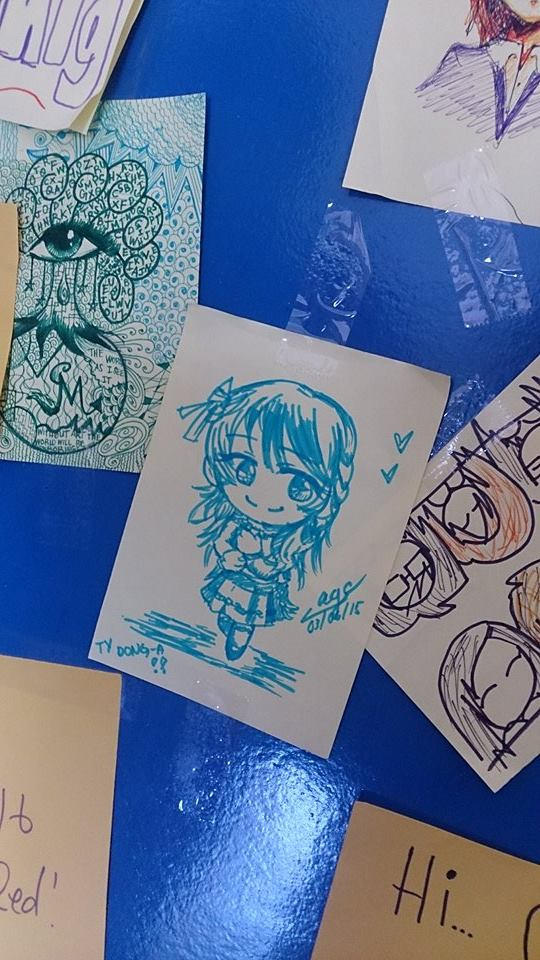 Post it drawing :) by AyaNagisa on DeviantArt