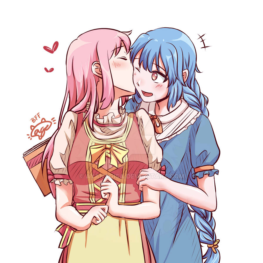 Day 5, OC Blue and Pink by AyaNagisa on DeviantArt