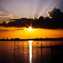 Sun in the evening