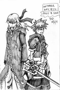 [Inktober 2019] Day 27: Riku n Sora