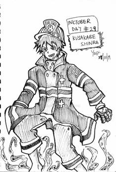 [Inktober 2019] Day 29: Kusakabe Shinra