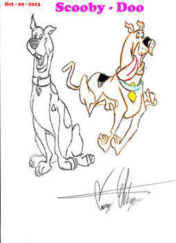 Scooby - Doo  sketches