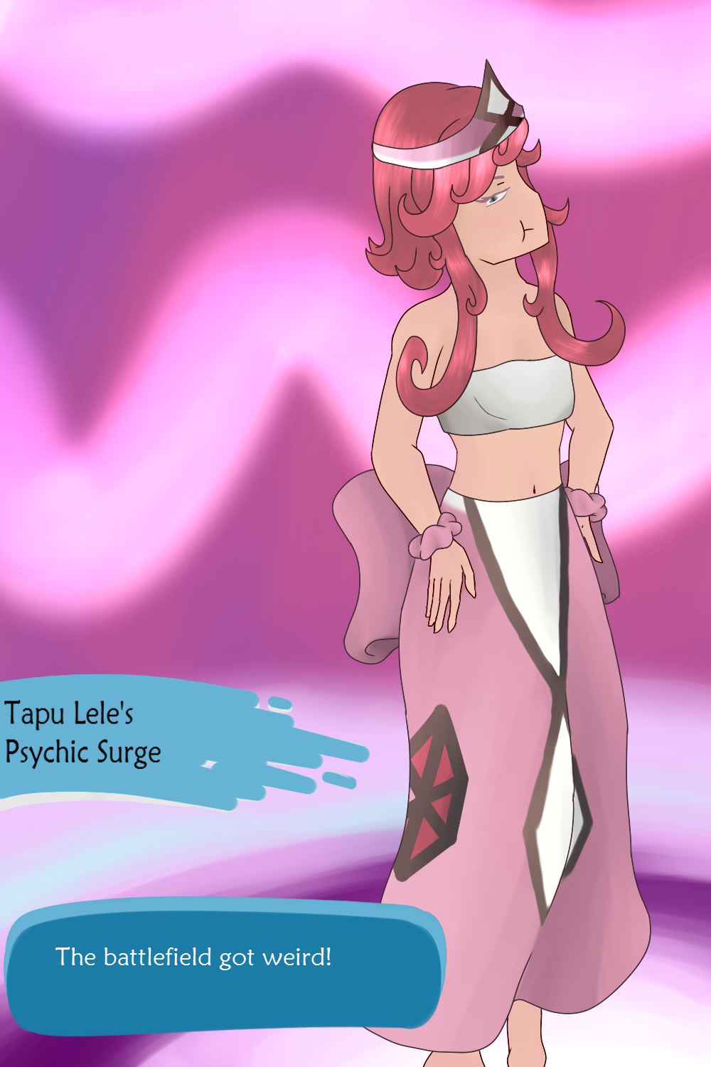 Pokemon Sun and Moon: Tsundere Tapu Lele Gijinka