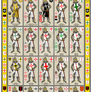 Military Orders Knights and Arms Poster