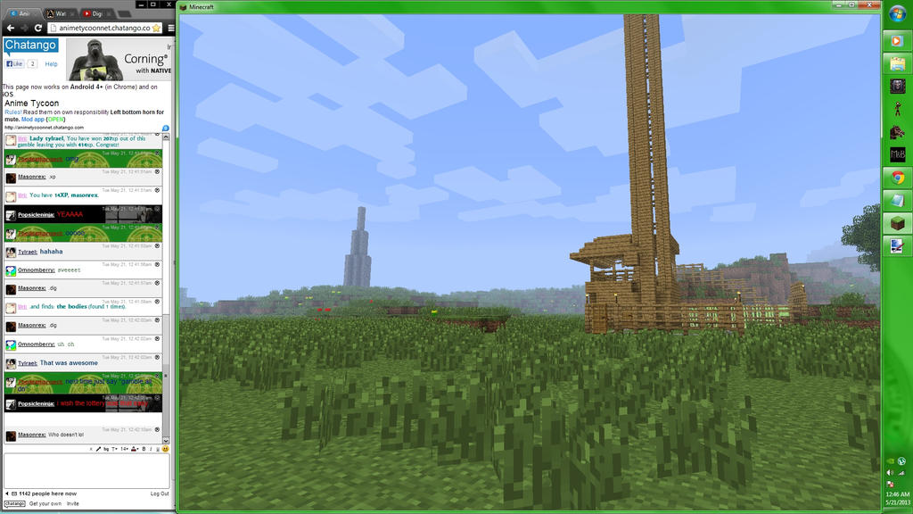 Minecraft Riginal Screen Shot Minecraft Screenshot 1 by TerranMarine117 on DeviantArt