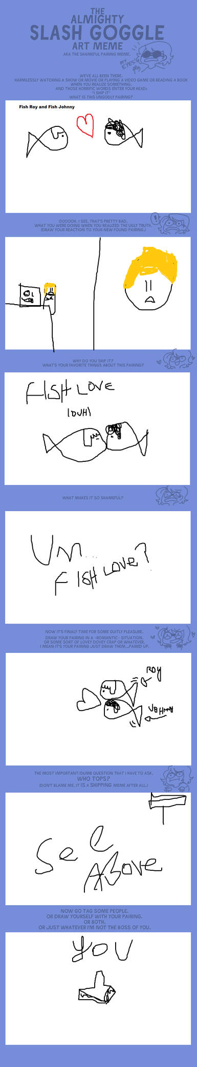 THE SLASH MEME by TarrgetTarrget on DeviantArt