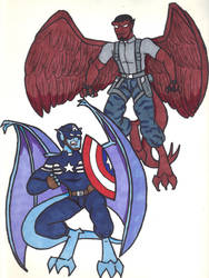 Captain and Falcon