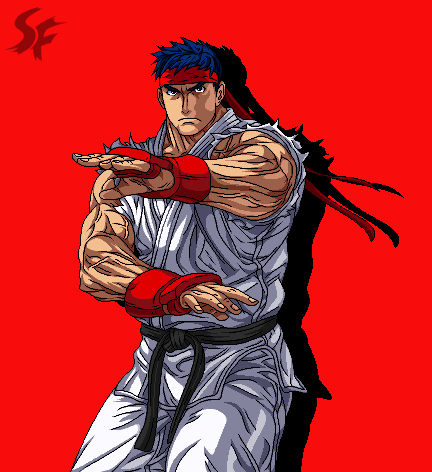 80s Ryu Ryu SSBC Render by gabrolsUwU on DeviantArt