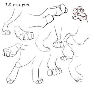 TLK style paws