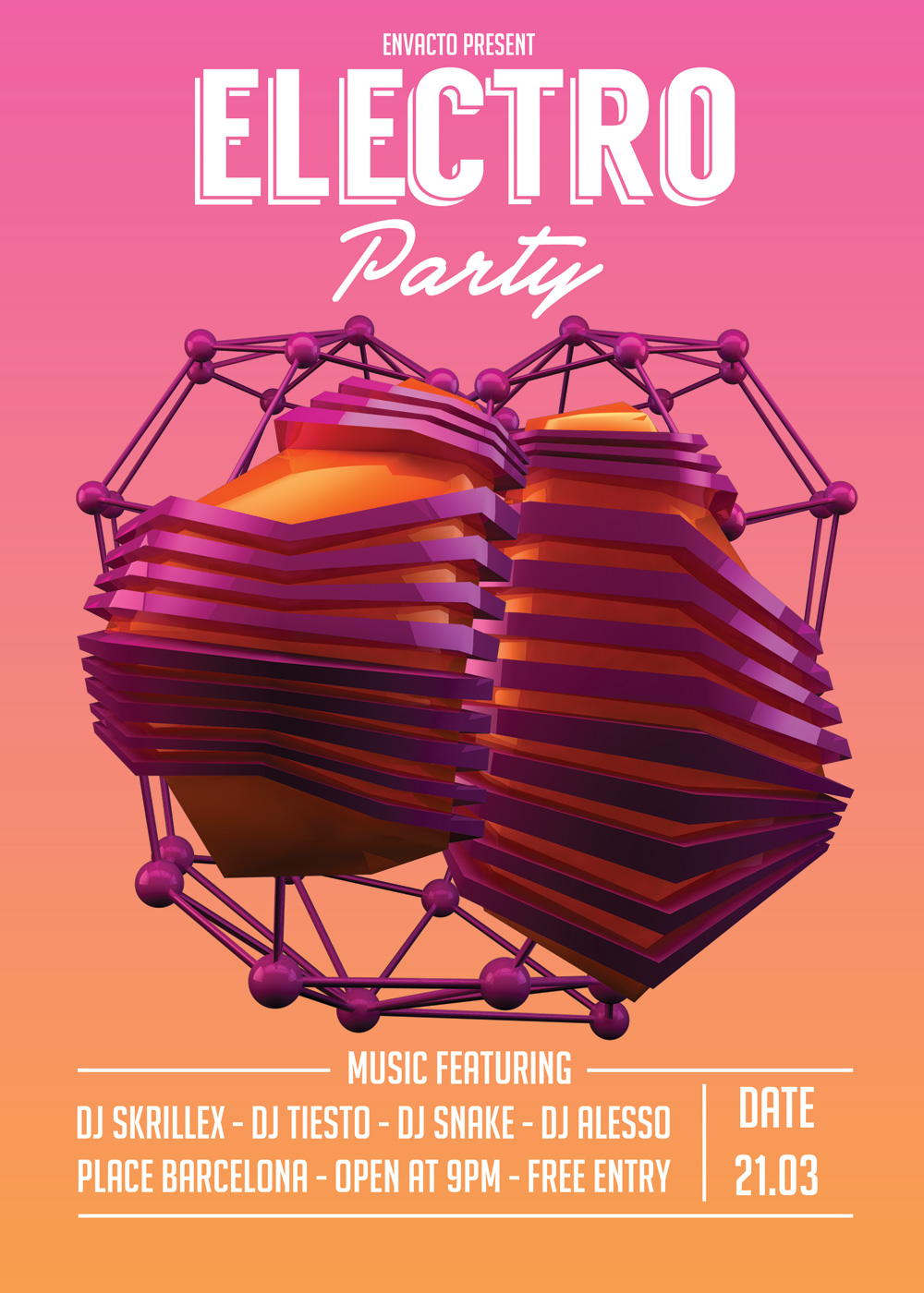 Electro-Party-Flyer