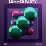 Minimal Summer Party Flyer