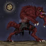 Werewolf in the moonlight