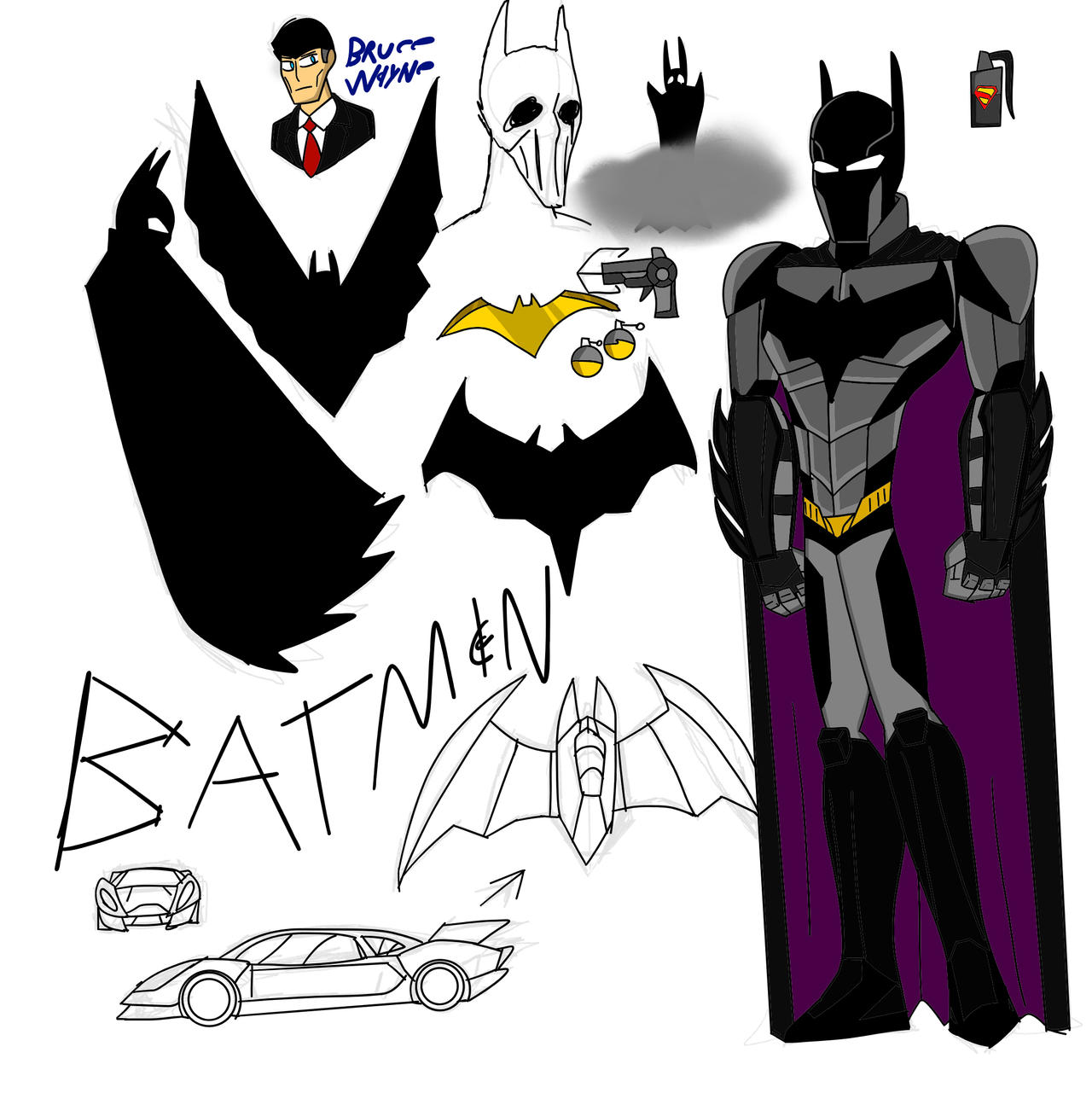 Batman redesign by Crimsonwing2011 on DeviantArt