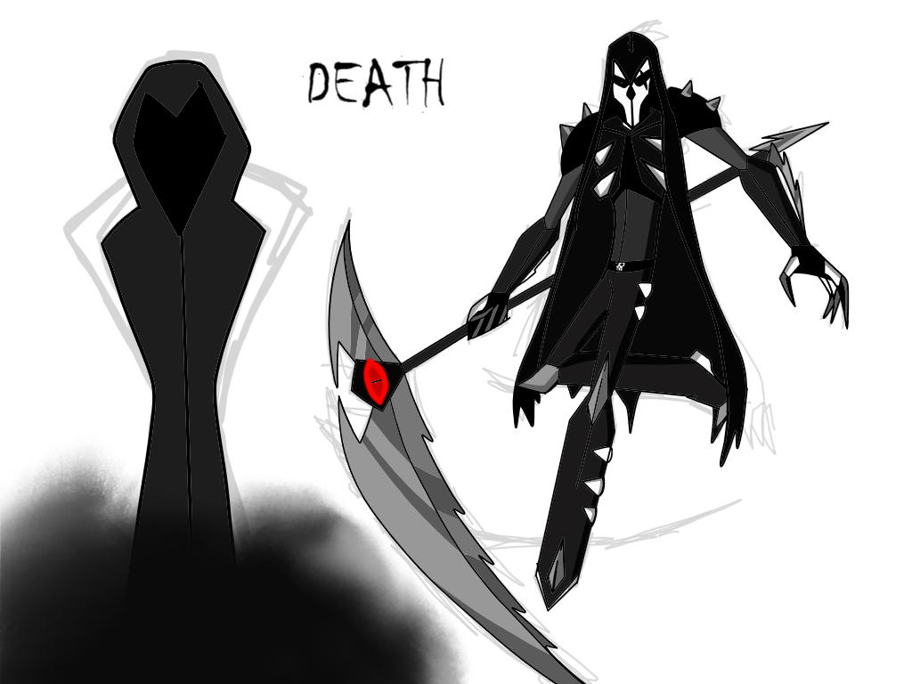 Death Based Characters Death redesign by Crimsonwing2011 on DeviantArt