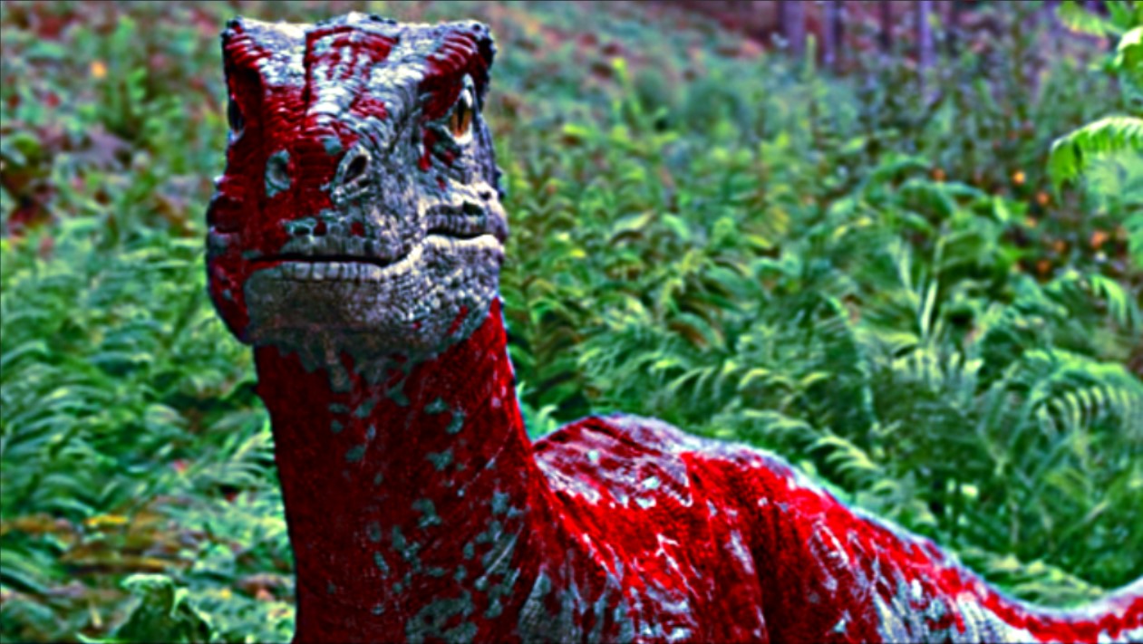 Blue the Raptor in Red by andystormer on DeviantArt