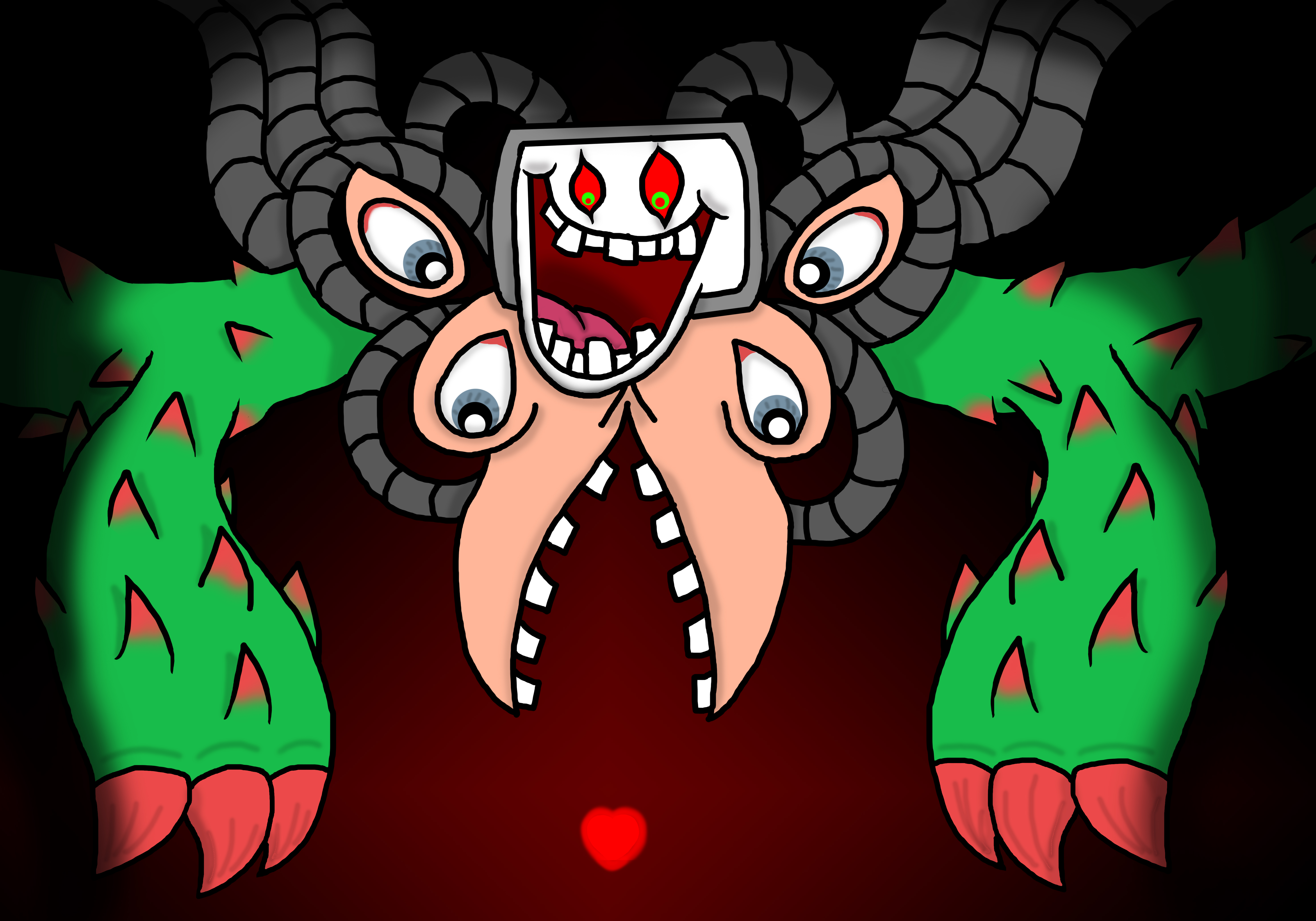 Omega Flowey Boss~Undertale by LaraDrawsStuff on DeviantArt