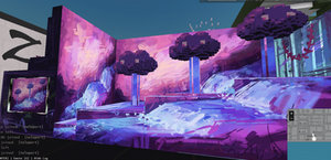 A Happy Cloud Waterfall