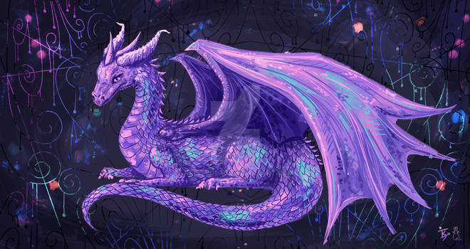 Crystal Dragon- Collaboration with Lapin Mignon