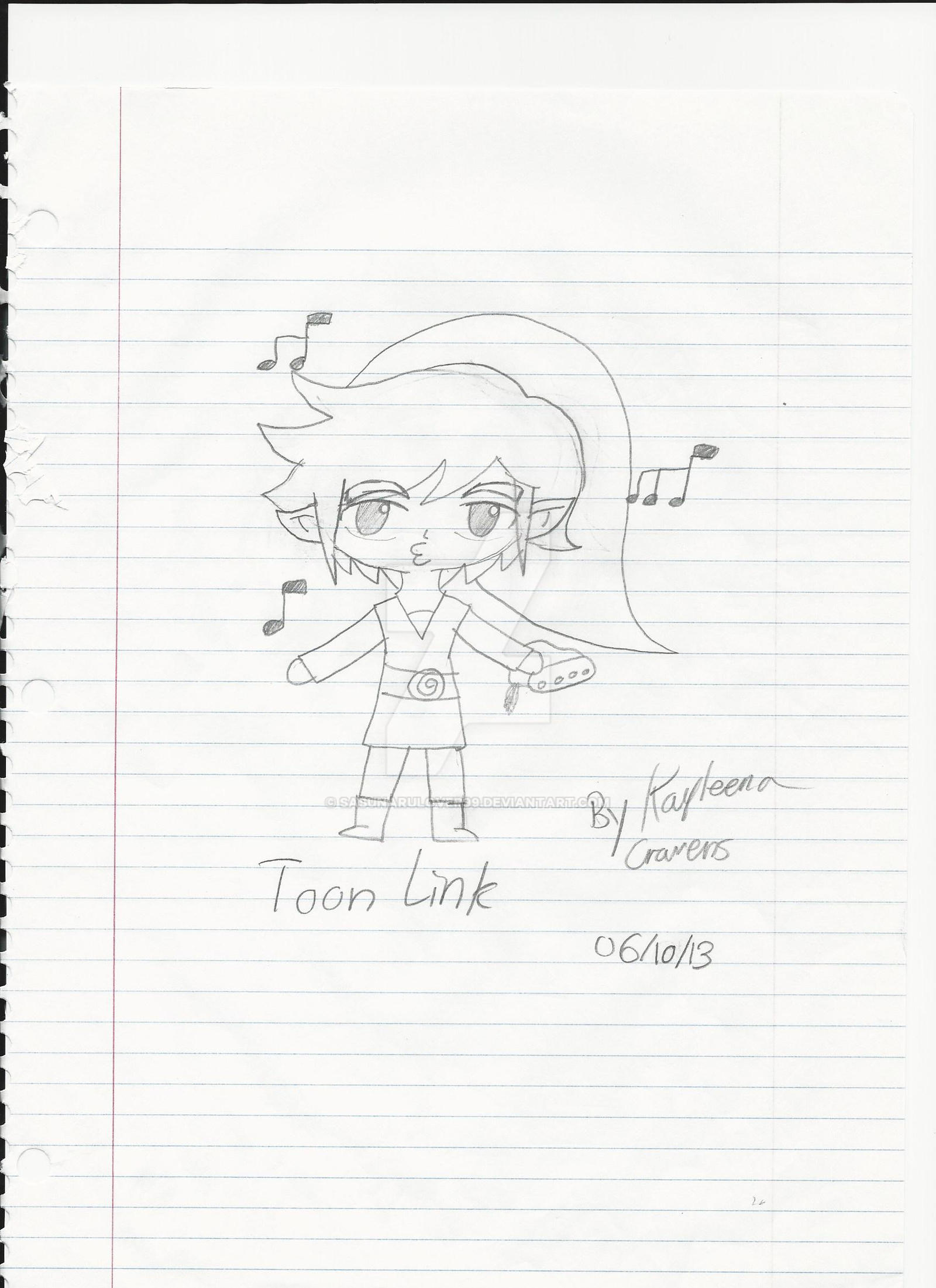 Toon Link by SasuNaruLover99 on DeviantArt