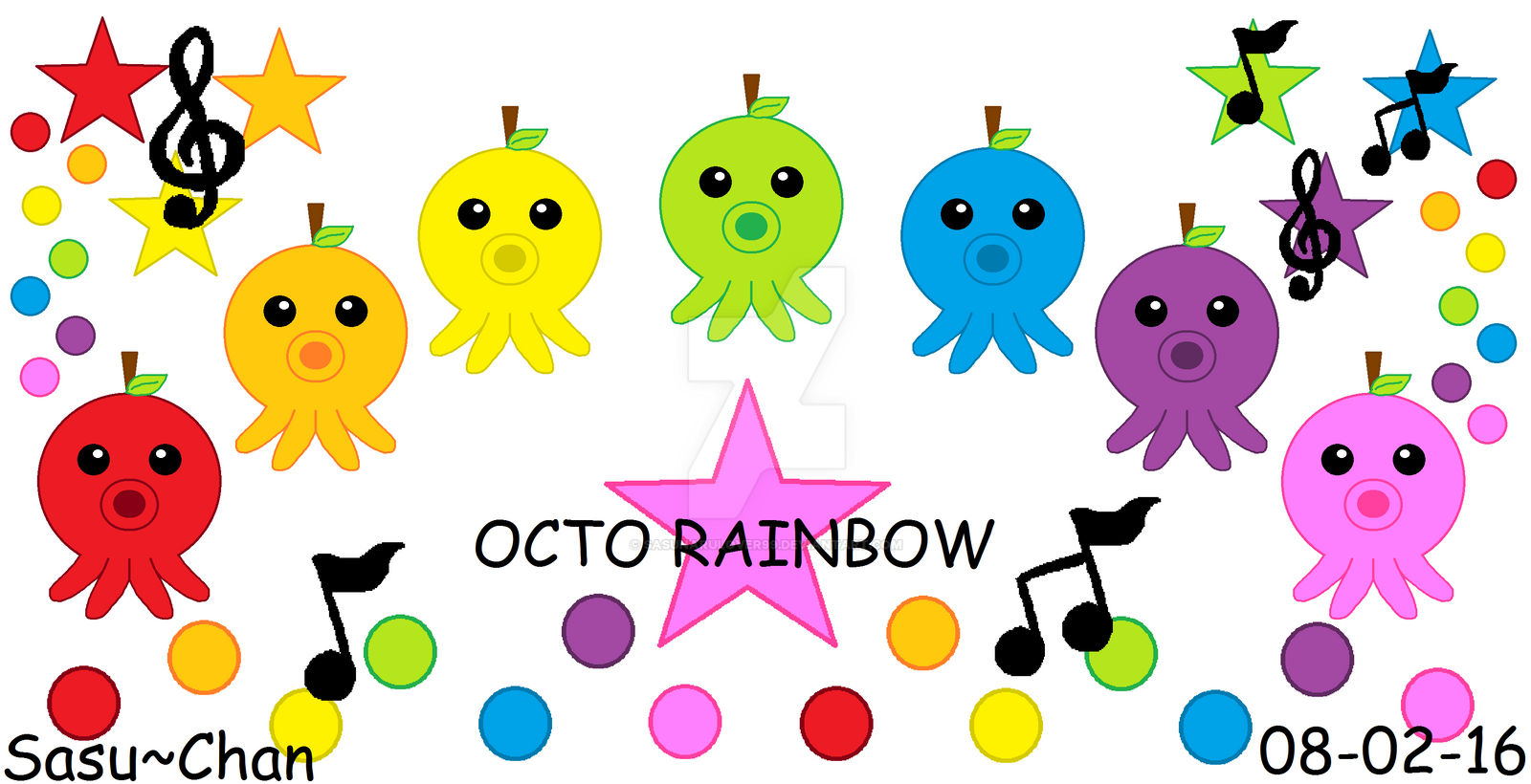 Octo~Rainbow by SasuNaruLover99 on DeviantArt