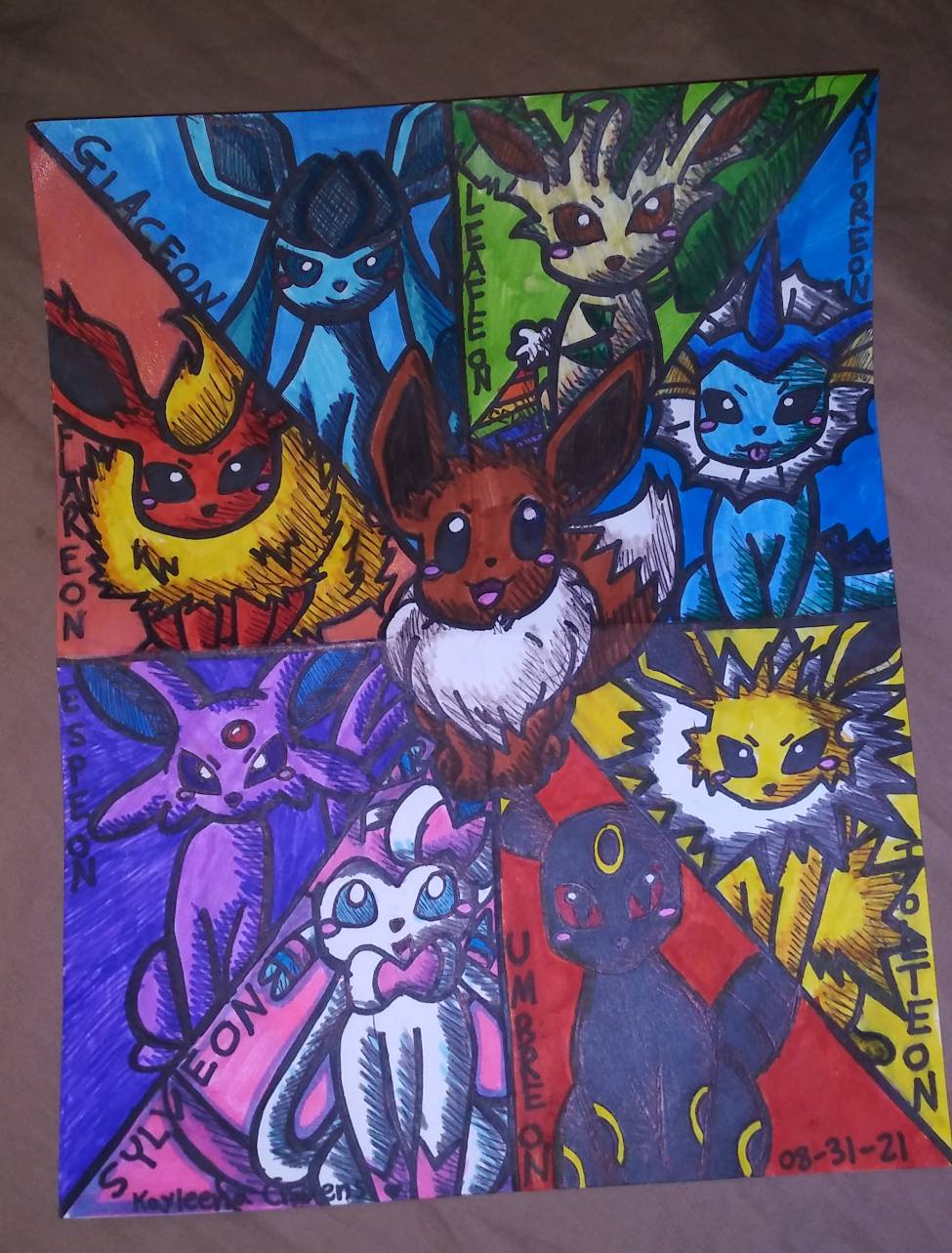 Eeveelutions Fan Art By SasuNaruLover99 On DeviantArt eeveelutions-fan-art-by-sasunarulover99-on-deviantart