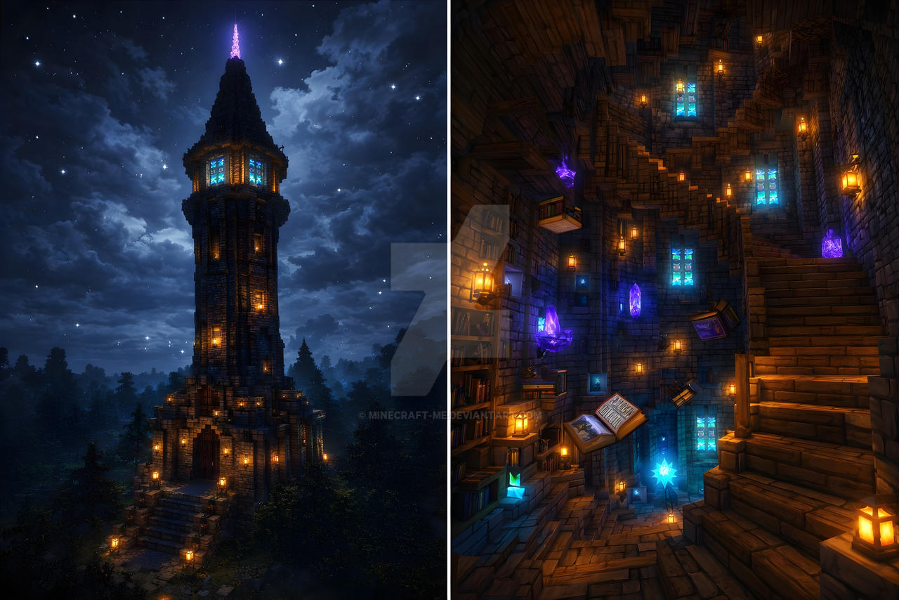 Castle Block Variations Minecraft Fantasy Block Castle Build by Minecraft-Me on DeviantArt