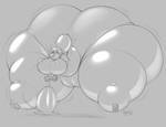 Amber Pumps up - Original Mabo Sketch by flexiblepeople