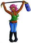 Jessica's Ready For Ballooning! (Lines by NTNA) by flexiblepeople