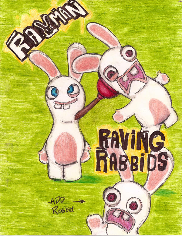 raving rabbids color by washed-away on DeviantArt