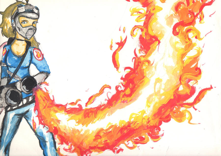 Pyro girl by MalenaTheHedgehog on DeviantArt