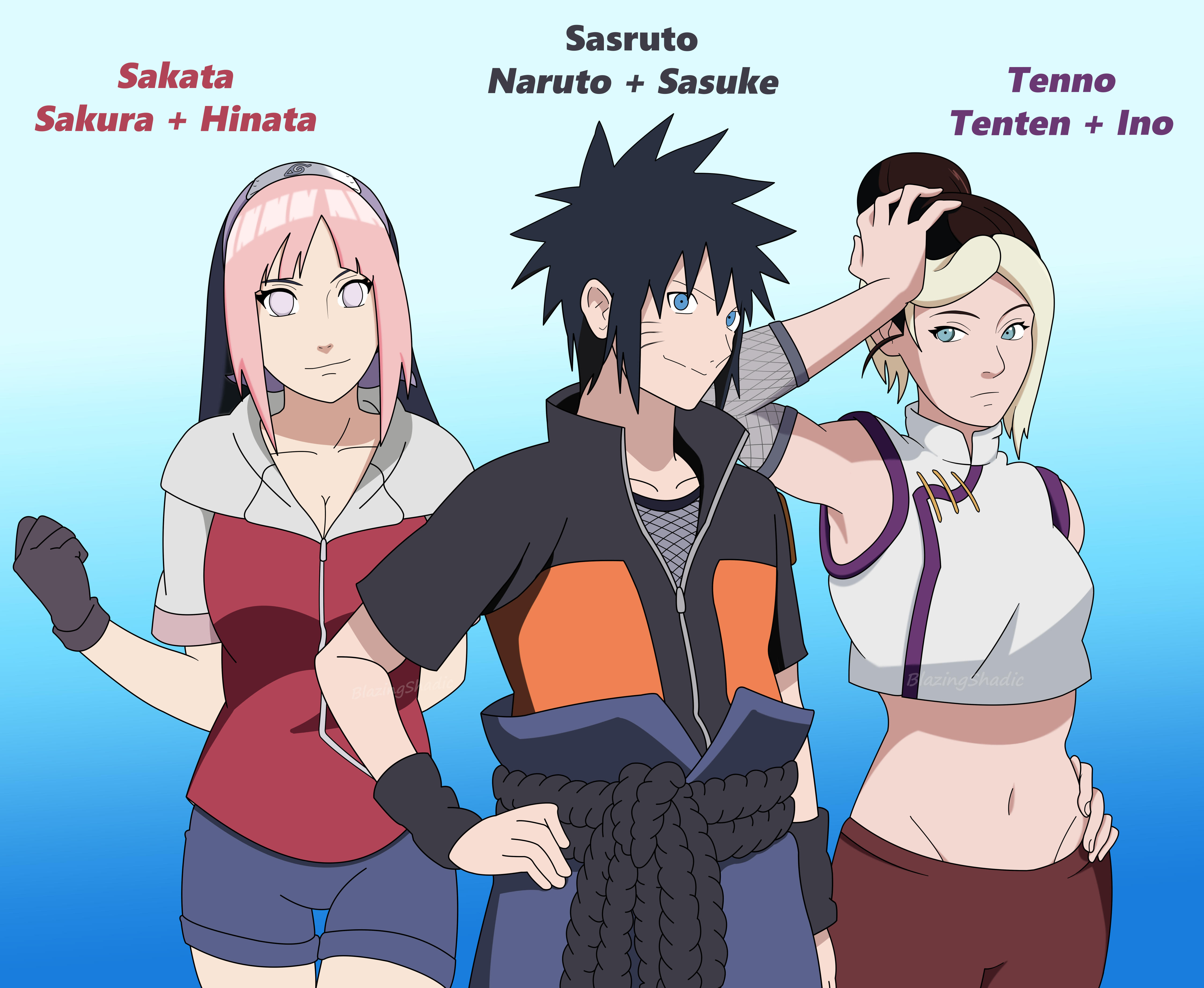 Naruto Fusions by BlazingShadic on DeviantArt