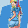 Human Rainbow Dash