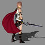 Final Fantasy XIII - Lightning Backstand Pose