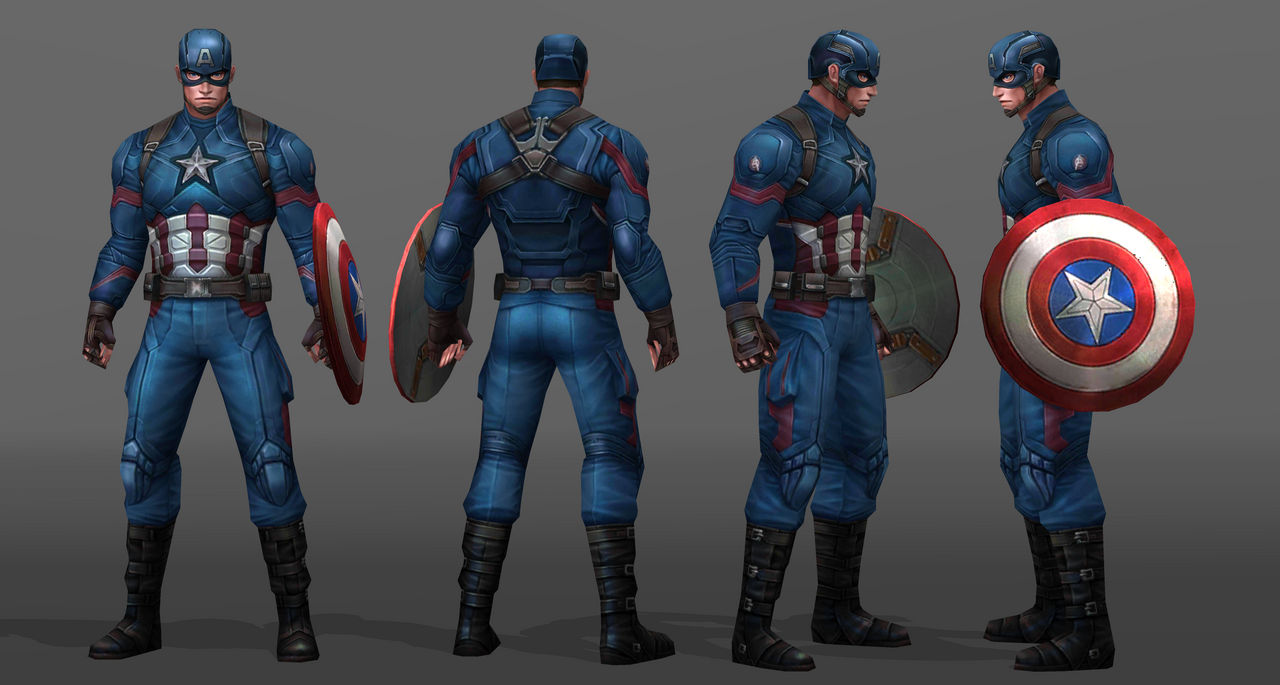 Future Fight - Captain America [Civil War] by IshikaHiruma on DeviantArt