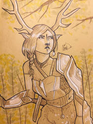 Deer huntress