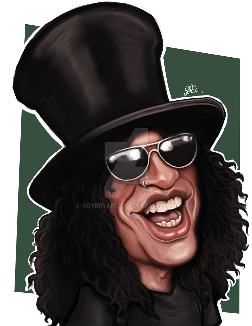 Slash - caricatura by SoyMiyart on DeviantArt