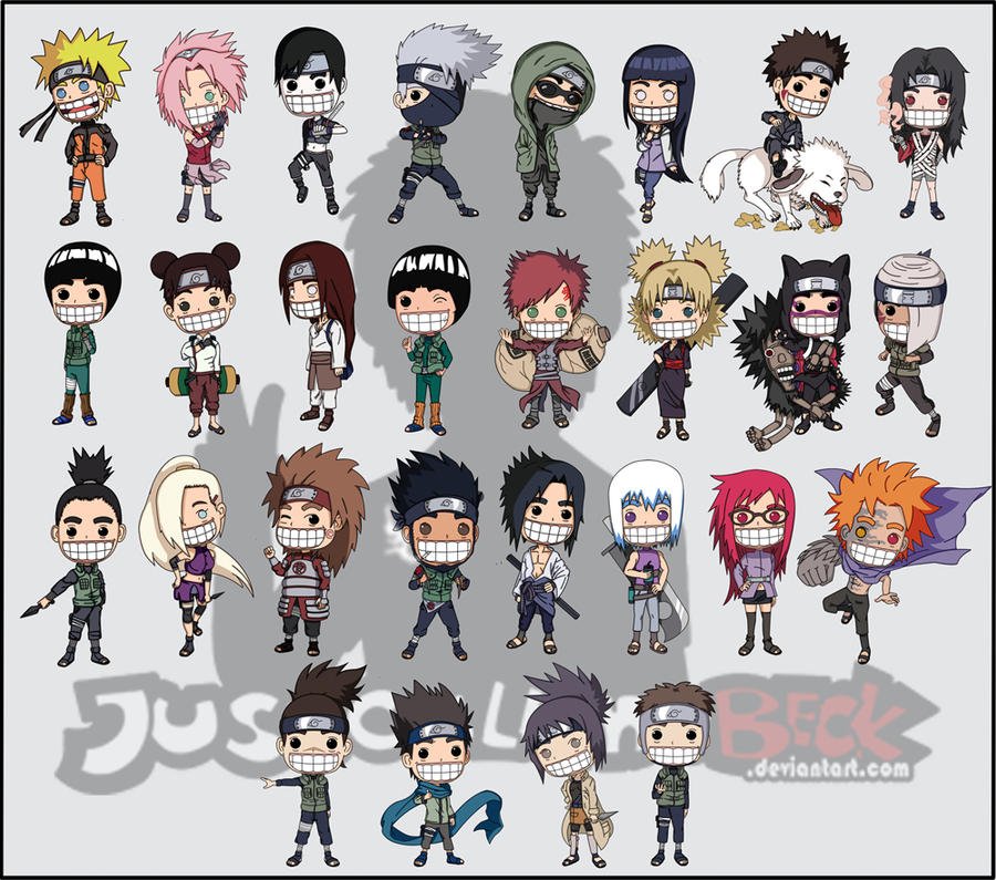 naruto chibi characters pack 1 by kawanuwa on DeviantArt