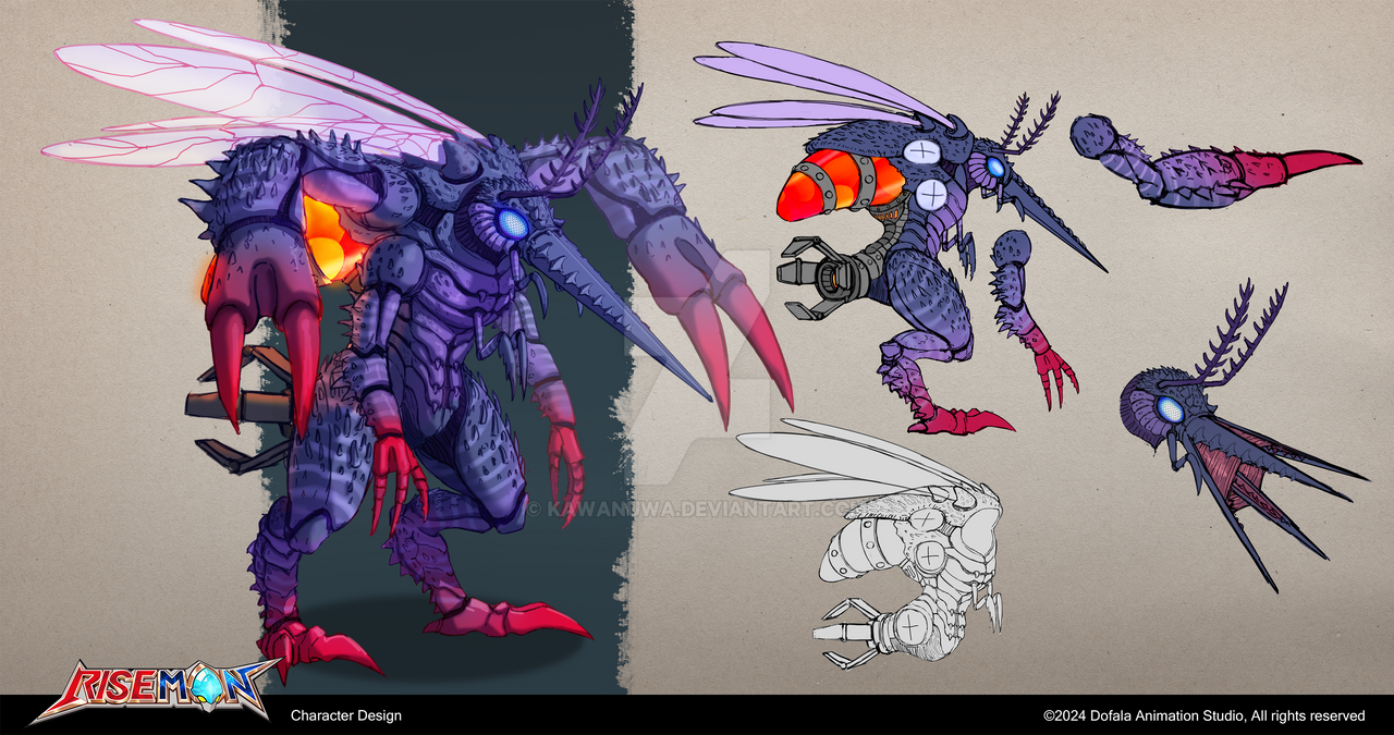 Kaicho Insect Mosquito Kaiju by kawanuwa on DeviantArt