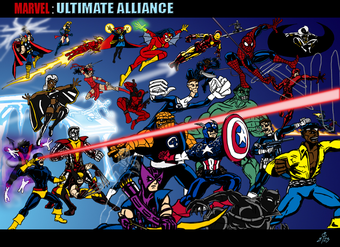 Ultimate Alliance (PS2 Cover) by CGrayzer on DeviantArt