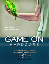 'Game On, Hardcore' - coming March 24!