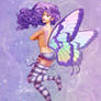 Lavender butterfly