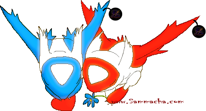 Latios and Latias V-Day dolls