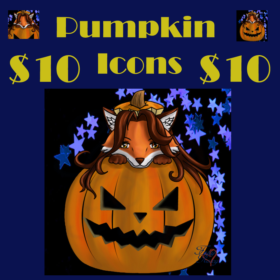 Adorable pumpkin icons $10+ for donations