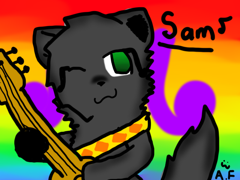 -Commish- I rock my world with music :3