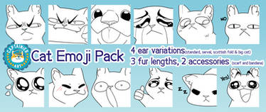 Cat Emoji Pack (P2U)