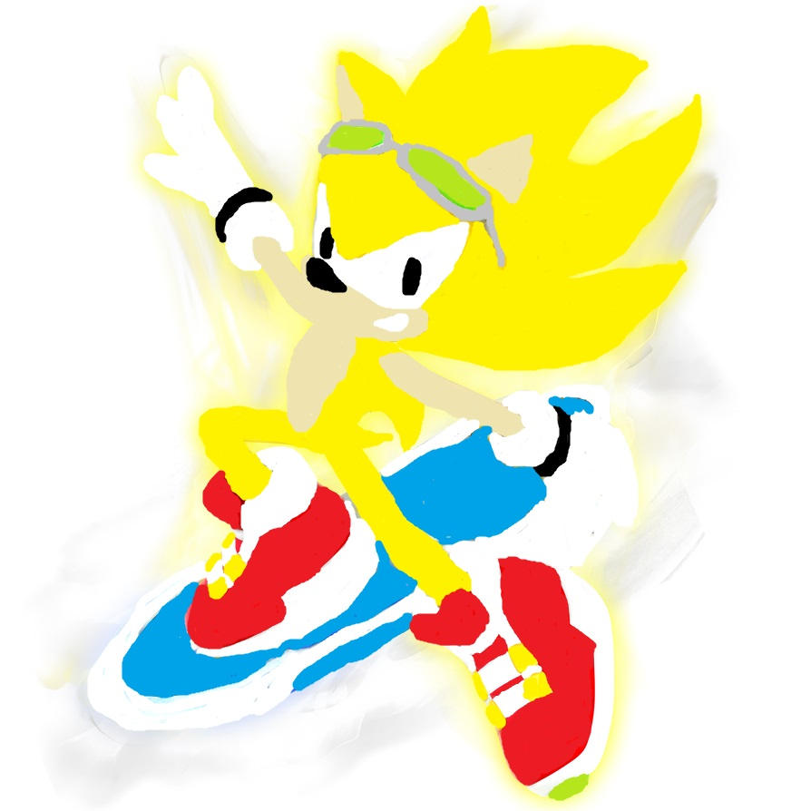 Super Sonic riders redone by Zbord77 on DeviantArt