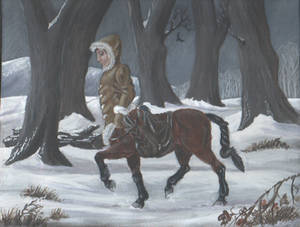 centaur in snow