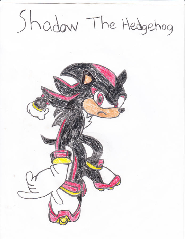 shadow the hedgehog (sonic) drawn by iyo_(1eavethebus)